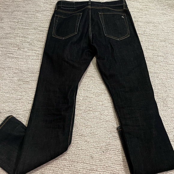 rag and bone men’s denim- Fit 2 slim, 31w x 32L, color- porter (like new!) - Picture 3 of 6